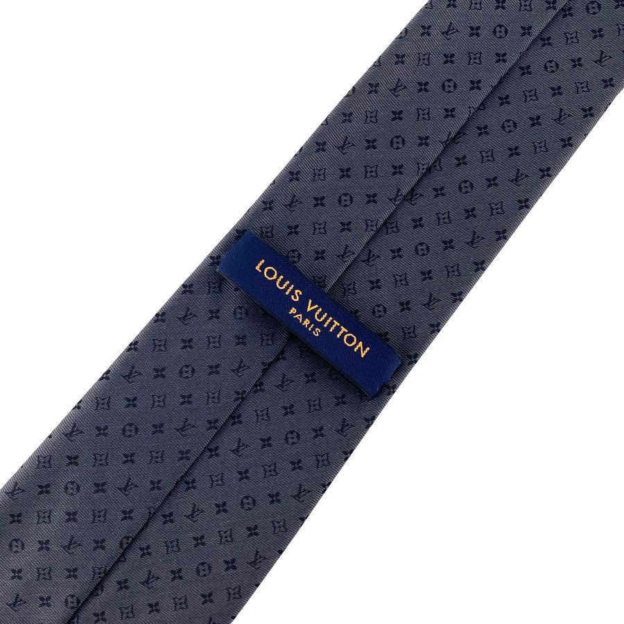 【新品】ルイヴィトン LOUIS VUITTON ネクタイ・ネオ モノグラミッシム 8CM ネクタイ シルク グレー プレゼント ギフト メンズ おすすめ M75989 | LOUIS VUITTON | 06