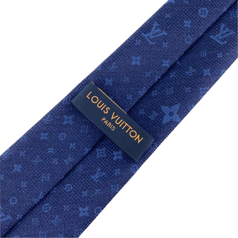 【新品】ルイヴィトン LOUIS VUITTON ネクタイ タイ クラヴァット モノグラム スターズ 7CM ロゴ イニシャル ネイビー ブルー ギフト プレゼント メンズ M78022 | LOUIS VUITTON | 06