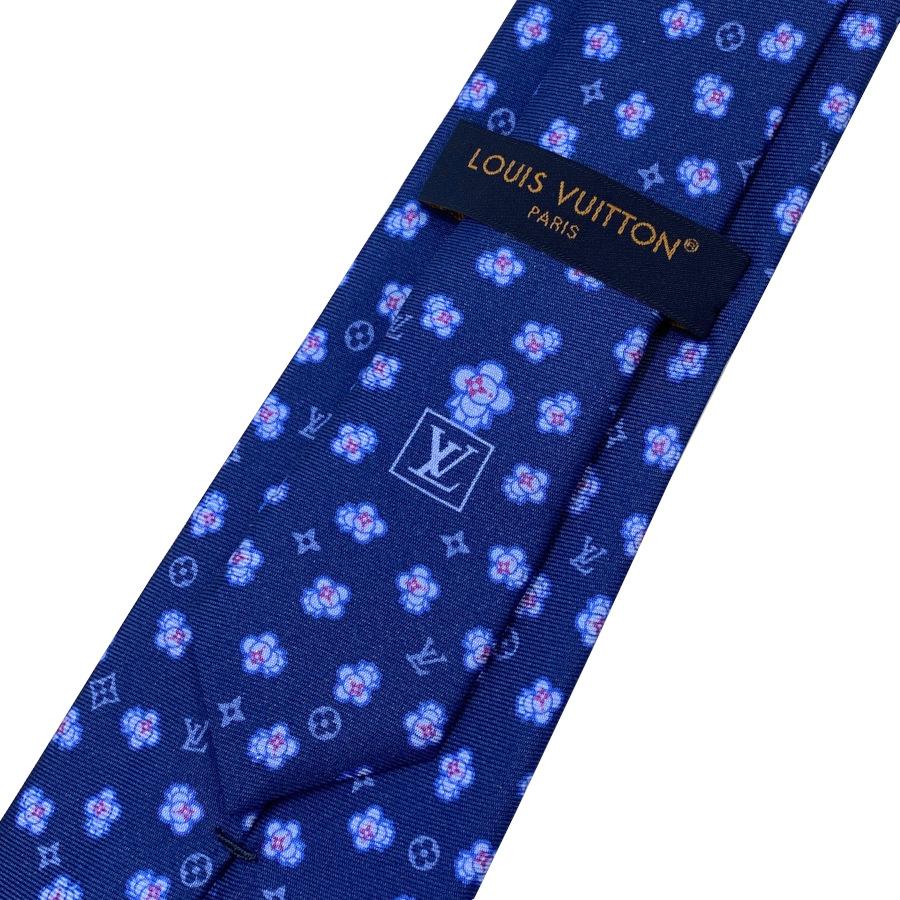 【新品】ルイヴィトン LOUIS VUITTON ネクタイ・ヴィヴィエンヌ スウィング 8CM シルク 100% BLUE ブルー 青 ギフト プレゼント 男性 メンズ M78028 | LOUIS VUITTON | 08