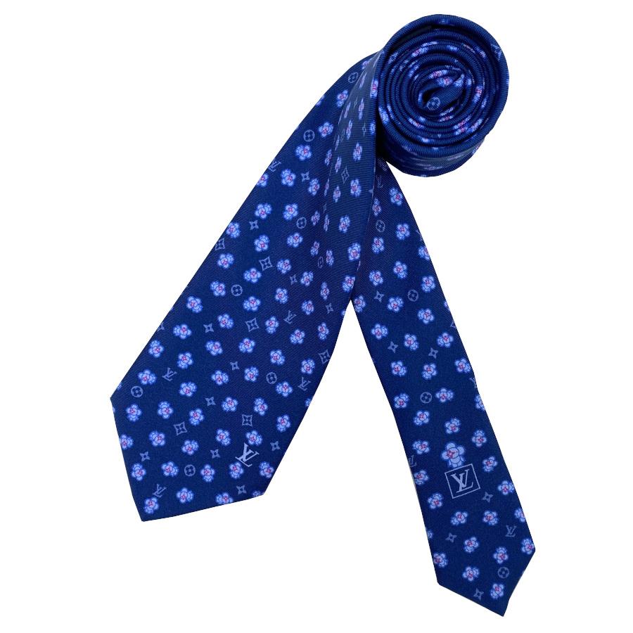 【新品】ルイヴィトン LOUIS VUITTON ネクタイ・ヴィヴィエンヌ スウィング 8CM シルク 100% BLUE ブルー 青 ギフト プレゼント 男性 メンズ M78028 | LOUIS VUITTON | 03