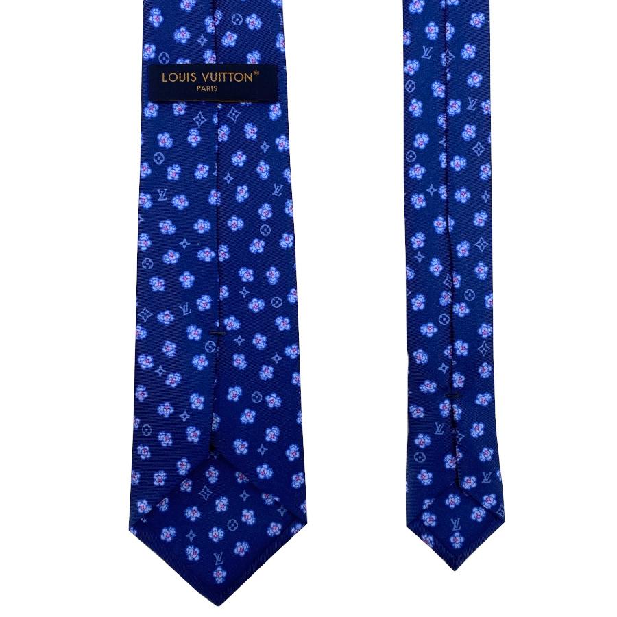【新品】ルイヴィトン LOUIS VUITTON ネクタイ・ヴィヴィエンヌ スウィング 8CM シルク 100% BLUE ブルー 青 ギフト プレゼント 男性 メンズ M78028 | LOUIS VUITTON | 05