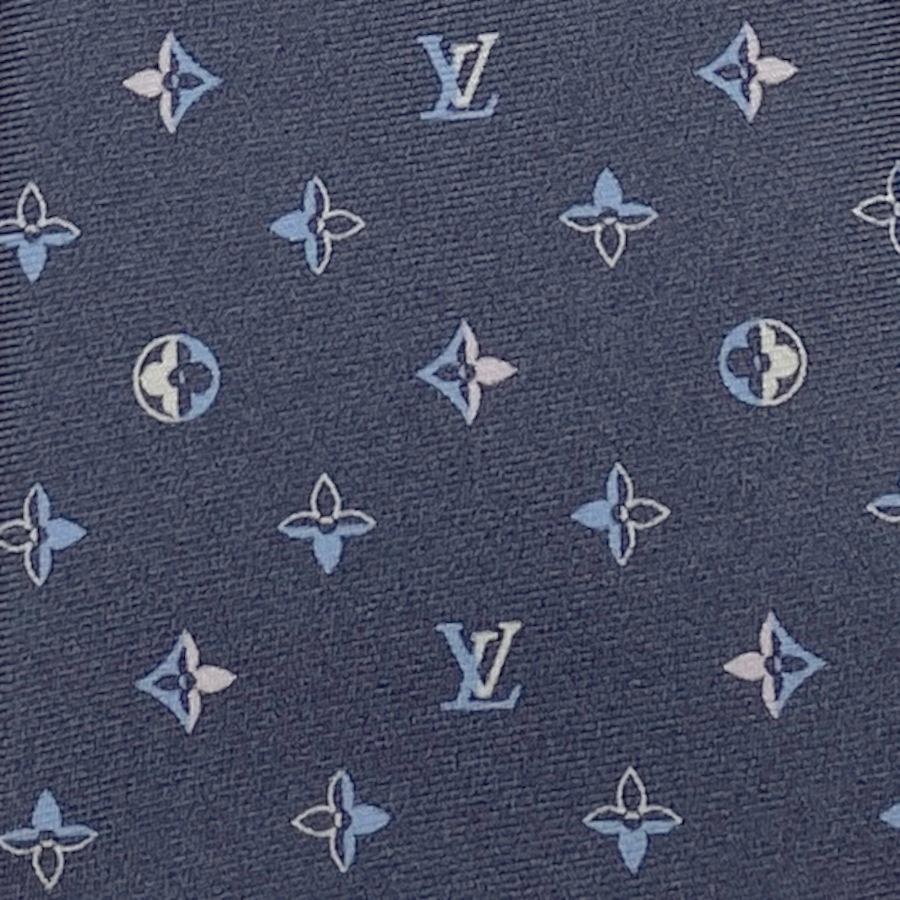 ルイヴィトン　ネクタイ　ブルーグレー系 LOUIS VUITTON（ルイ・ヴィトン） 国内完売商品【新品】ルイヴィトン