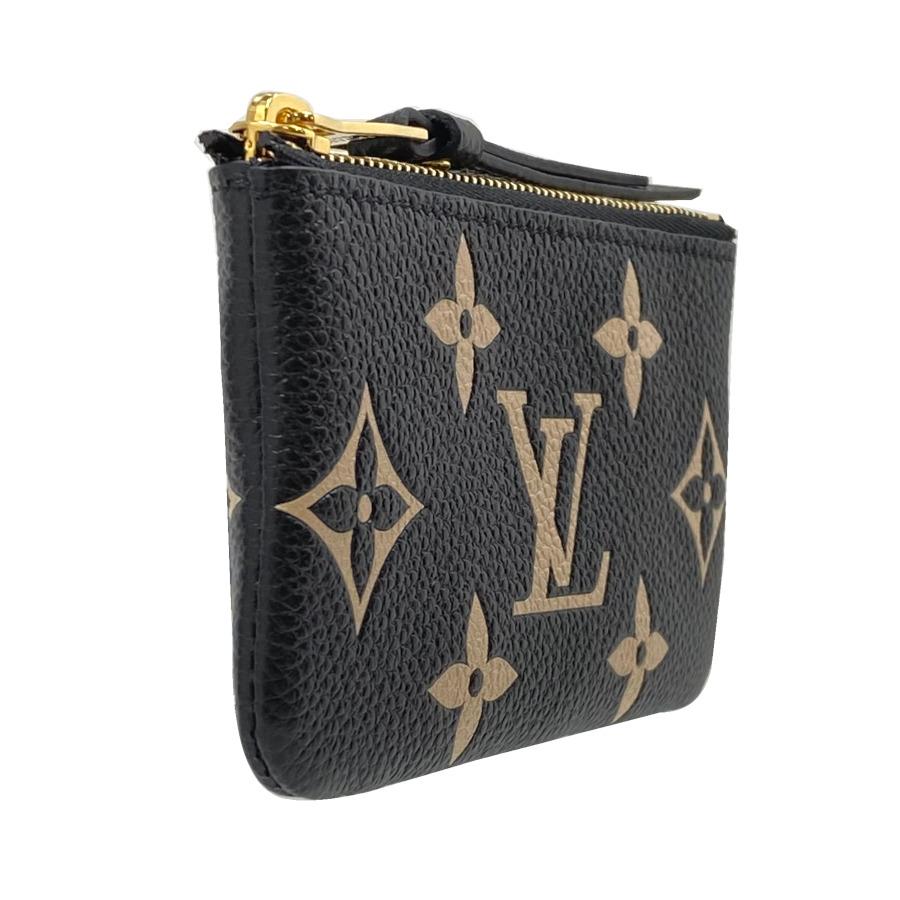 【新品】ルイヴィトン LOUIS VUITTON コインケース 小銭入れ キーケース ポシェットクレ モノグラム アンプラント ノワール ブラック ベージュ 黒 M80885 | LOUIS VUITTON | 02