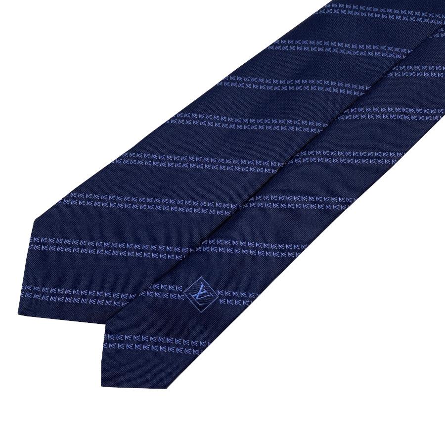 国内完売商品【新品】ルイヴィトン LOUIS VUITTON ネクタイ・LV ミニマル バンド 7CM シルク 100% マリーヌ ロゴ モノグラム メンズ ギフト プレゼント M90780 | LOUIS VUITTON | 06