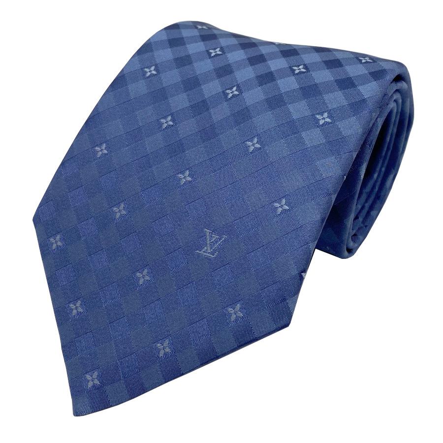 良品✨ルイヴィトン シルク ネクタイ 花柄 ターコイズブルー LOUIS VUITTON（ルイ・ヴィトン） 国内完売商品【新品】ルイヴィトン