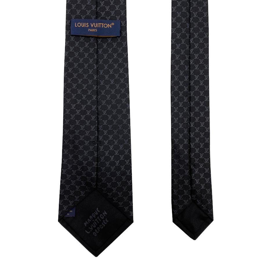【新品】ルイヴィトン LOUIS VUITTON ネクタイ・LV フィッシュネット 8CM シルク 100% ブラック 黒 ロゴ モノグラム 男性 メンズ ギフト プレゼント M95671 | LOUIS VUITTON | 05