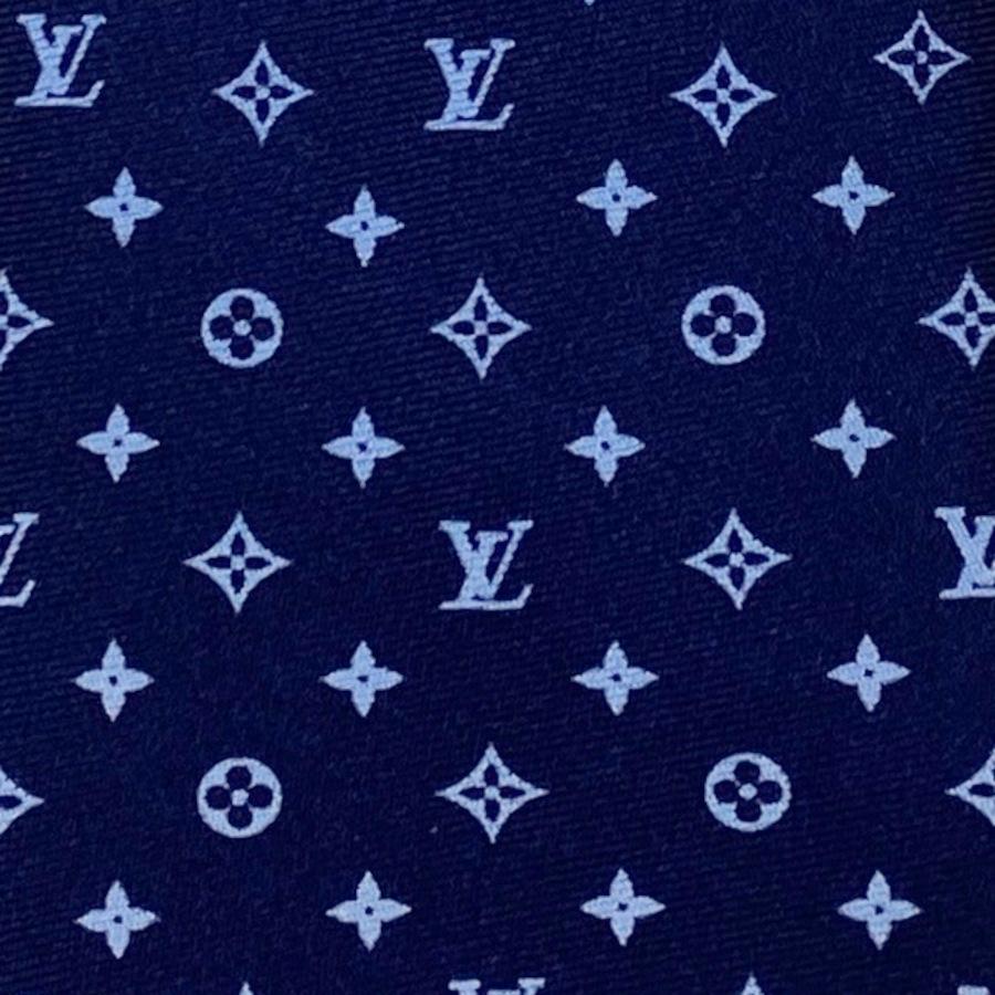 国内完売商品【新品】ルイヴィトン LOUIS VUITTON ネクタイ オールアバウトモノグラムグラディエント 7CM ネイビー シルク メンズ 男性 プレゼントギフト M97751 | LOUIS VUITTON | 01