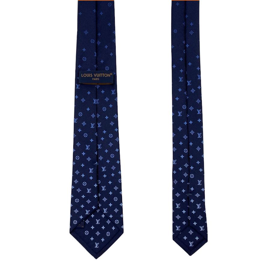 国内完売商品【新品】ルイヴィトン LOUIS VUITTON ネクタイ オールアバウトモノグラムグラディエント 7CM ネイビー シルク メンズ 男性 プレゼントギフト M97751 | LOUIS VUITTON | 05