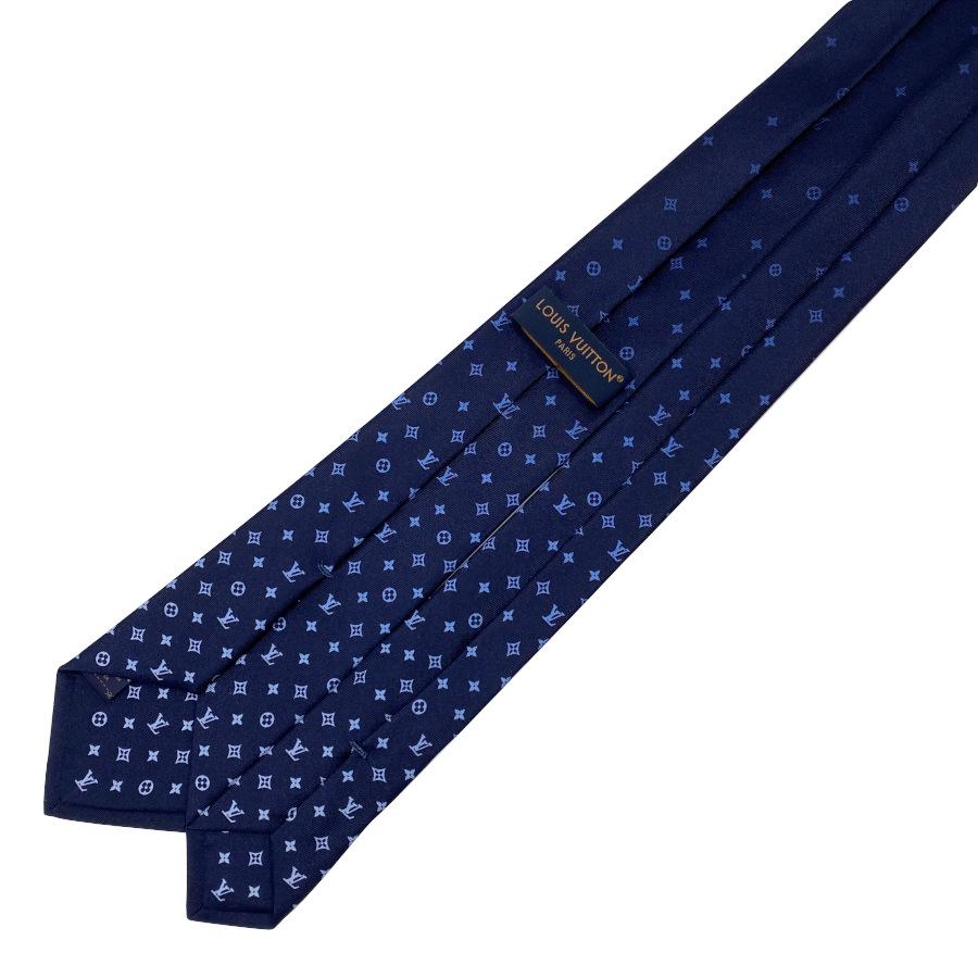 国内完売商品【新品】ルイヴィトン LOUIS VUITTON ネクタイ オールアバウトモノグラムグラディエント 7CM ネイビー シルク メンズ 男性 プレゼントギフト M97751 | LOUIS VUITTON | 07