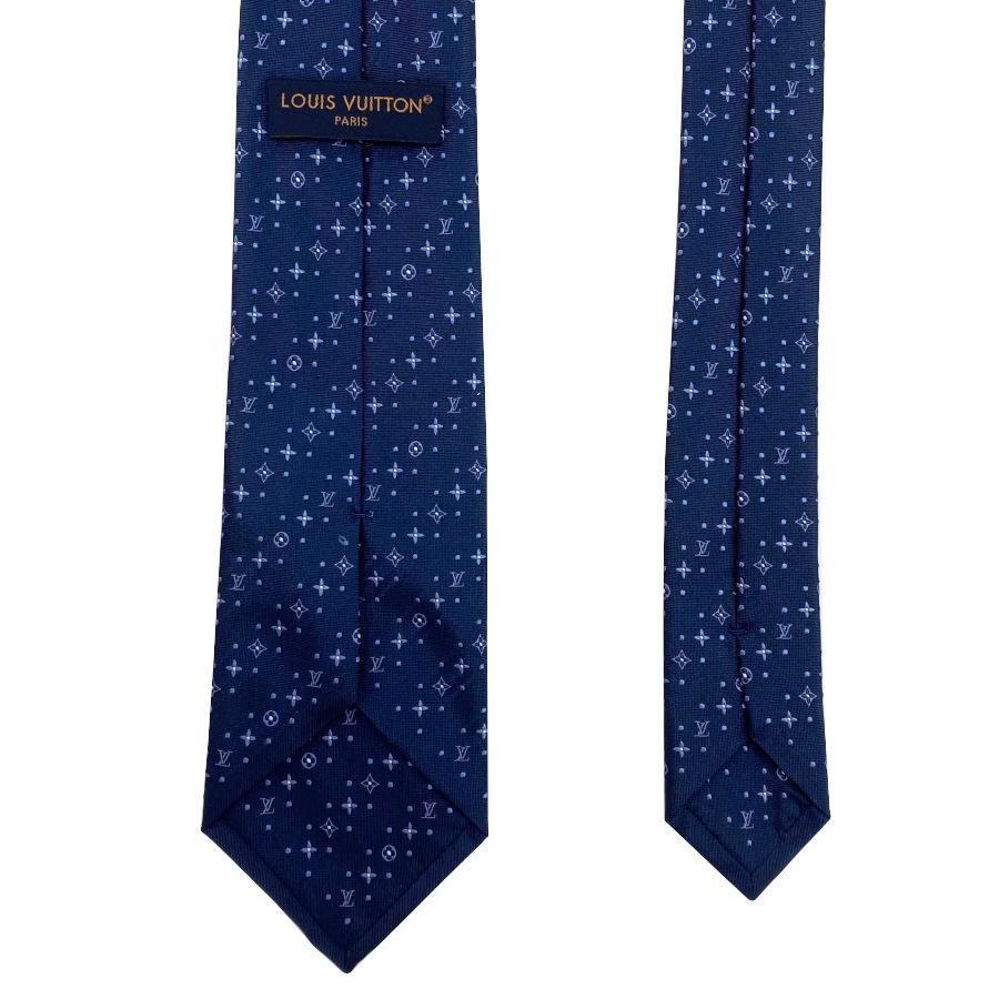 【新品】ルイヴィトン LOUIS VUITTON ネクタイ・ストーミー モノグラム 8CM ネイビー シルク 100％ ロゴ モノグラム ジャカード ギフト プレゼント M97812 | LOUIS VUITTON | 05