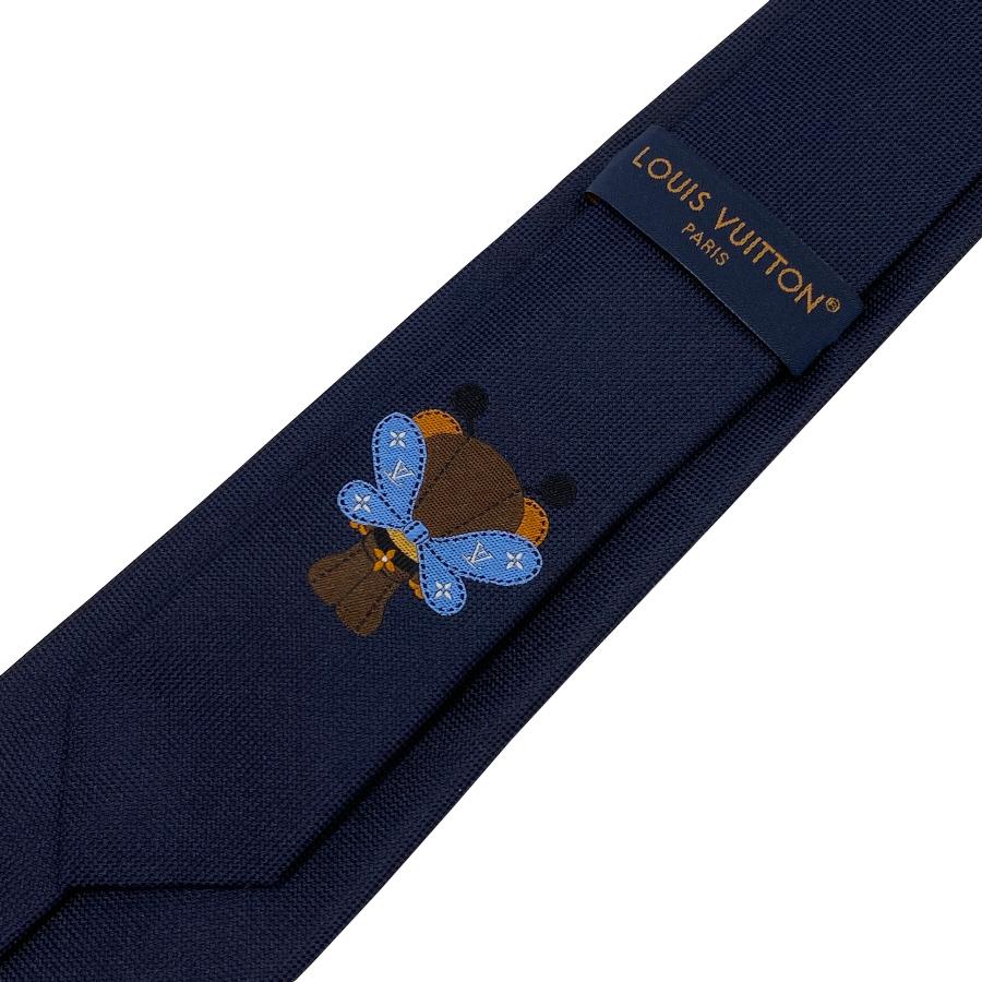 国内完売商品【新品】ルイヴィトン LOUIS VUITTON ネクタイ・LV ルイ ベア ビー 7CM ネイビー 紺 ロゴ モノグラム 男性 メンズ ギフト プレゼント M98229 | LOUIS VUITTON | 08