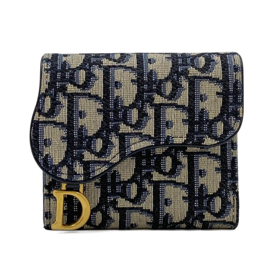 クリスチャンディオール 財布 サドル ロータスウォレット デニム 刺繍　Dior Christian Dior（クリスチャン・ディオール） 【新品】クリスチャン