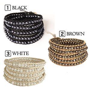 ブレスレット メンズ 天然石パワーストーンブレスレット レディース ラップブレスレット b0592 |  | 01