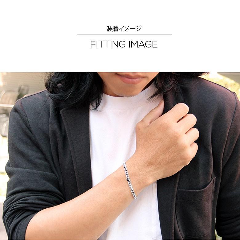 46cmネックレス、19.5cmブレスレットセット キヘイチェーンシルバーブレスレット b0695 シルバーアクセサリー