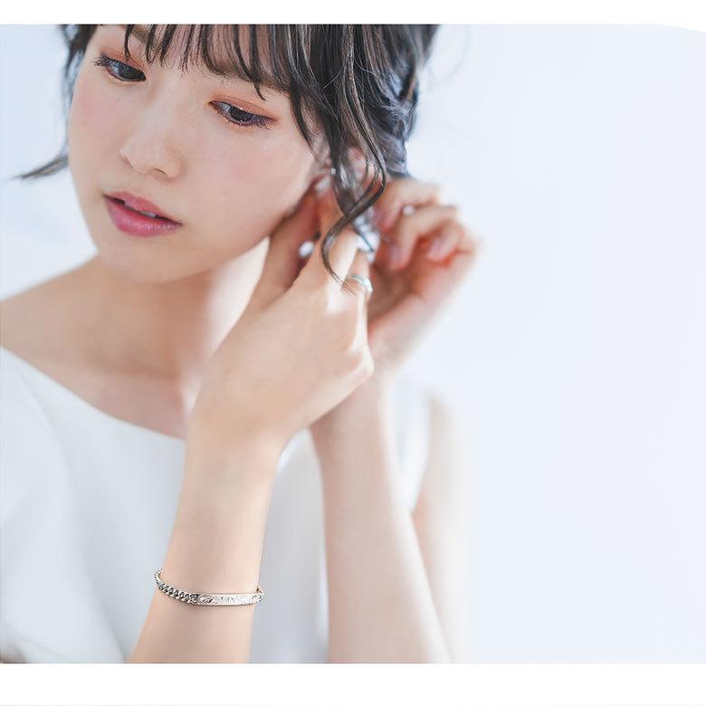 スクロール 波 ペア ブレスレット b0699-pair シルバー スクロール 波 ペア ブレスレット b0699-pair シルバー
