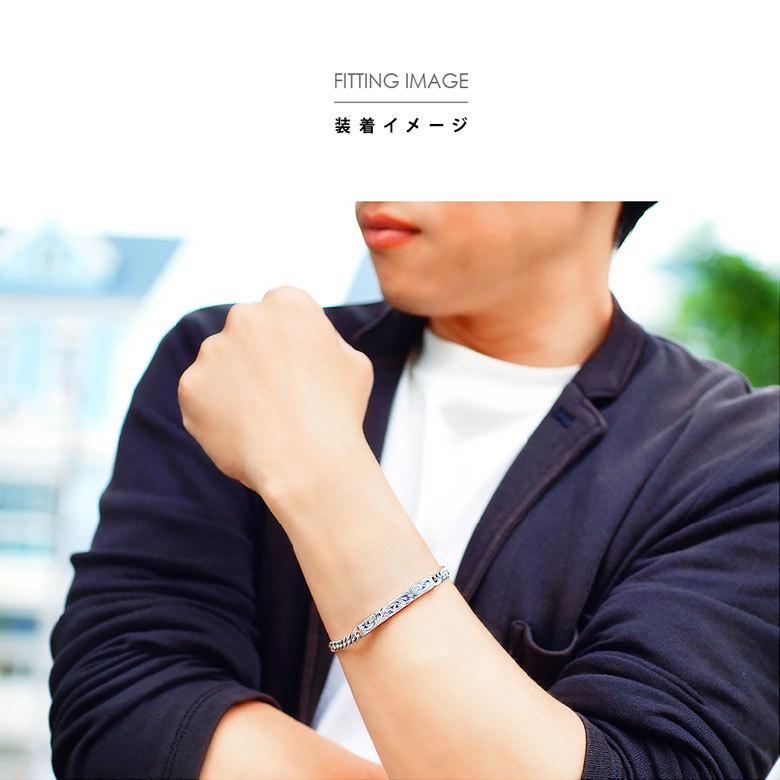 シルバーのブレスレット シルバー ブレスレット 幅6mm 18cm - AVALANCHE OFFICIAL STORE