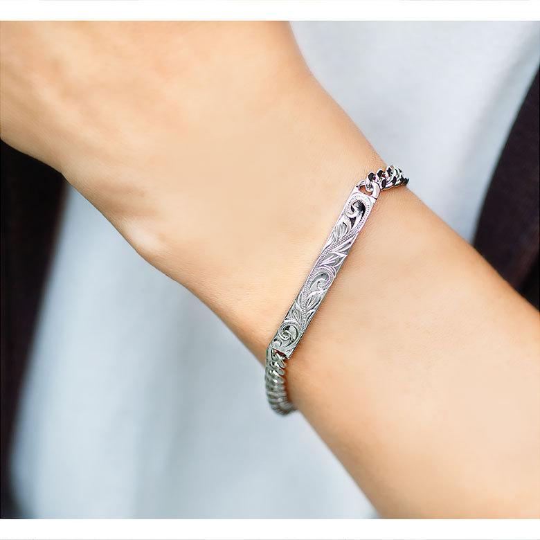 スクロール 波 ブレスレット b0699 シルバーアクセサリー ブレスレット スクロール ばら売り |  | 05