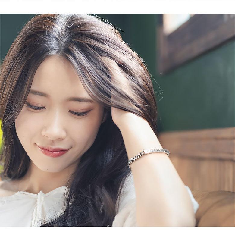 スクロール 波 ブレスレット b0699 シルバーアクセサリー ブレスレット スクロール ばら売り |  | 08