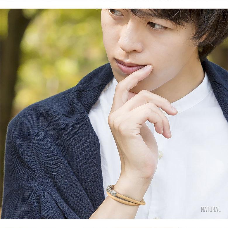 スクロール 波 レザーブレスレット b0700 シルバーアクセサリー ブレスレット スクロール・波 ばら売り |  | 05