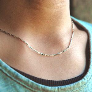 シルバーアクセサリー シルバーチェーン ネックレス シルバー925 c0077