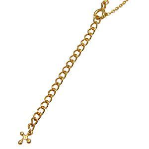 シルバーアクセサリー レディース シルバーチェーン チェーン c0080 40cm+5cmアジャスター(クロスチャーム付) |  | 02