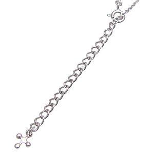 シルバーアクセサリー レディース シルバーチェーン チェーン c0080 40cm+5cmアジャスター(クロスチャーム付) |  | 03