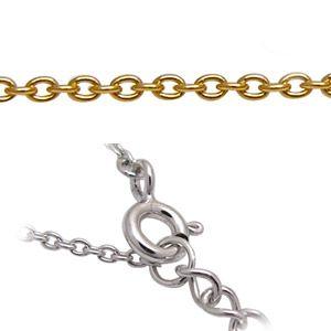 シルバーアクセサリー レディース シルバーチェーン チェーン c0080 40cm+5cmアジャスター(クロスチャーム付) |  | 04