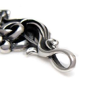 シルバーアクセサリー ペンダント ネックレス シルバー925 音符 ト音