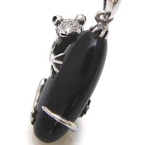 シルバーアクセサリー シルバー925 オニキス ペンダント ネックレス