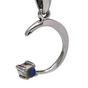 シルバーアクセサリー ペンダント・ネックレス 三日月 ブルームーンストーン pe1583 ペンダントトップのみ |  | 03