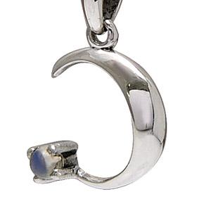 シルバーアクセサリー ペンダント・ネックレス 三日月 ブルームーンストーン pe1583 ペンダントトップのみ |  | 04