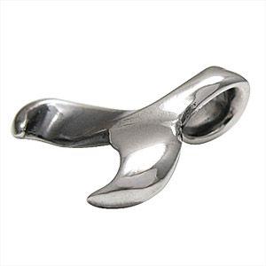 シルバーアクセサリー メンズ・レディース ネックレス ホエールテール 鯨・くじら 尾・しっぽ pe1722 ペンダントトップのみ |  | 02