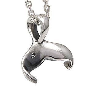 シルバーアクセサリー メンズ・レディース ネックレス ホエールテール 鯨・くじら 尾・しっぽ pe1722 ペンダントトップのみ |  | 03