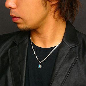 シルバーアクセサリー ペンダント メンズ ミスティッククォーツ フレア