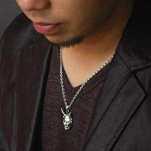 シルバーアクセサリー メンズ ネックレス・ペンダント 般若・面 シルバーアクセサリー メンズ ネックレス・ペンダント 般若・面