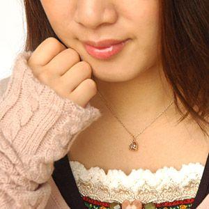 ネックレス ペンダント レディース ハート ガーネット pe1745 38cmチェーン付き ギフトラッピング付 |  | 04