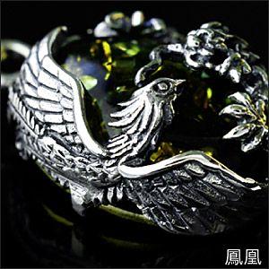 シルバーアクセサリー メンズ ペンダント・ネックレス グリーン