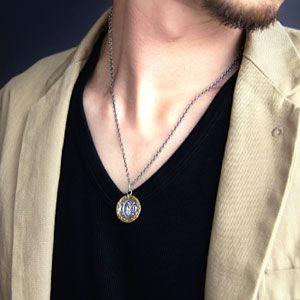 シルバーアクセサリー メンズ ネックレス マリア プレイハンズ