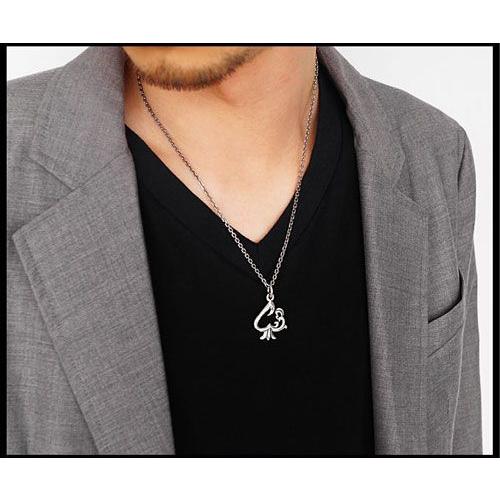 シルバーアクセサリー シルバーネックレス メンズ スペード エース