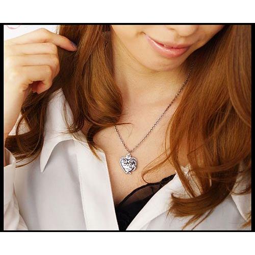 ペアネックレス シルバーアクセサリー スペード ハート pe1920-pair
