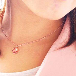 レディース ペンダント 桜 サクラ さくら ピンクゴールド pe1925 ペンダントトップのみ |  | 05