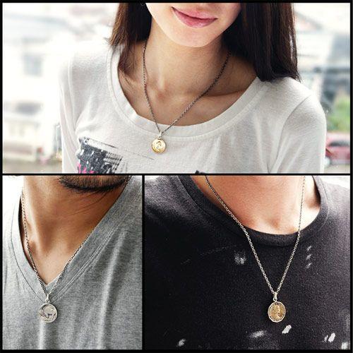 メール便なら送料無料 ペンダント ネックレス コイン メンズ レディース リバーシブル Pe1926 ペンダントトップのみ Pe1926 シルバーアクセサリー2pieces 通販 Yahoo ショッピング