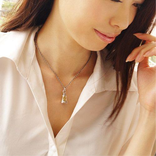 シルバーアクセサリー ネックレス メンズ ココペリ ベル 鐘 pe1937