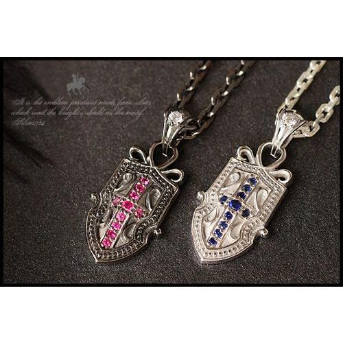 ペンダント ネックレス シルバーアクセサリー メンズ シールド