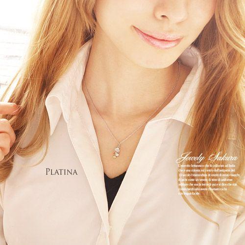 シルバーアクセサリー ペンダント レディース 桜 サクラ プラチナ ピンクゴールド pe1964 ペンダントトップのみ |  | 04