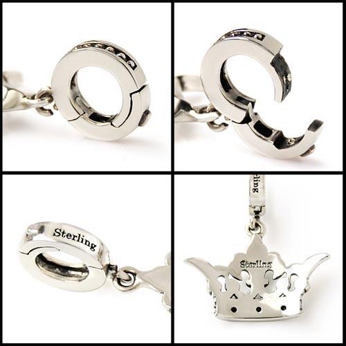 シルバーアクセサリー ペンダント チャーム メンズ レディース クラウン ホースシュー pe2003 ペンダントトップのみ |  | 01