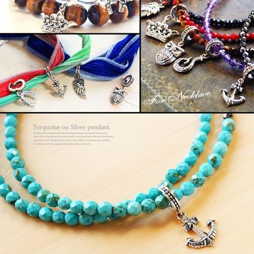 シルバーアクセサリー ペンダント チャーム メンズ レディース クラウン ホースシュー pe2003 ペンダントトップのみ |  | 05