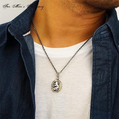 シルバーアクセサリー ネックレス ココペリ ネイティブ ゴールド サン