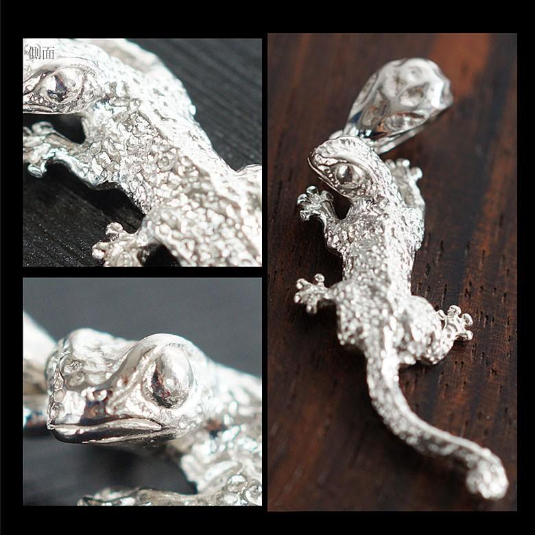 シルバーペンダントトップ pe2137 シルバーアクセサリー メンズ ペンダント シルバー 男女兼用 トカゲ |  | 06