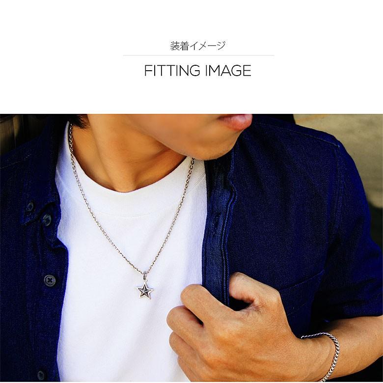 美しい造形美の星 pe2140-ch シルバーアクセサリー ネックレス